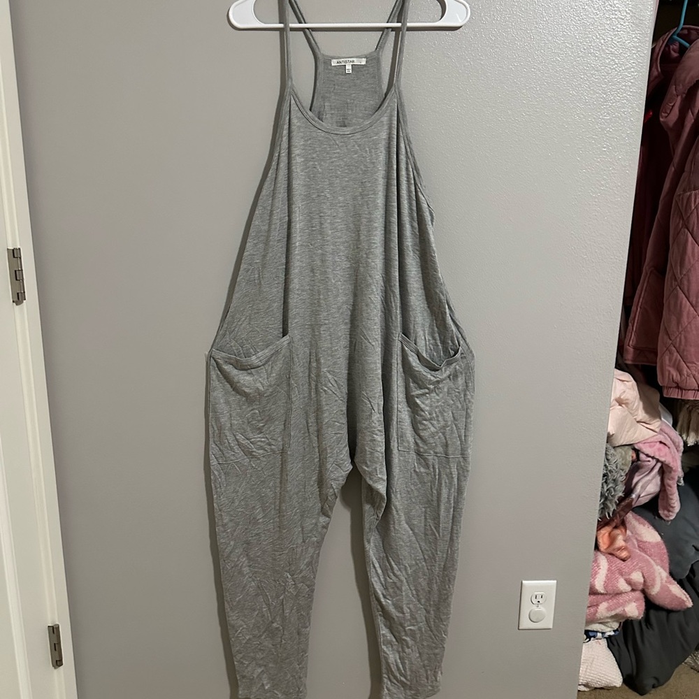 Stylish Gray Women's Jumpsuit